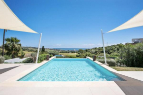 Top Sea + Golf View villa with heated pool RDR378